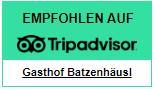 Widgets für Gasthof Batzenhäusl - Tripadvisor Empfehlung